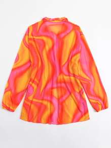 Tie Dye Kimono - Multicolor - View 4