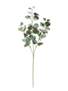 1/3pcs Artificial Leaves, Real Touch Leaf Artificial Eucalyptus Stems, Tall 26" Long Silver Dollar Eucalyptus Stems Greenery Stems Eucalyptus Leaf Spray In Green Silk Plastic Plants Floral Artificial Plants For Home Party Wedding Decoration, Home Fireplace Bathroom Office Party Decor Gifts Birthday Graduation
