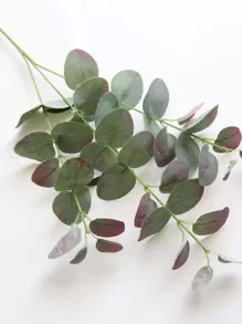 1/3pcs Artificial Leaves, Real Touch Leaf Artificial Eucalyptus Stems, Tall 26" Long Silver Dollar Eucalyptus Stems Greenery Stems Eucalyptus Leaf Spray In Green Silk Plastic Plants Floral Artificial Plants For Home Party Wedding Decoration, Home Fireplace Bathroom Office Party Decor Gifts Birthday Graduation
