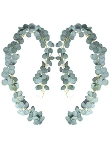 1 Nhân Tạo Thời Trang Lá Cây Nho, Xanh Mô Phỏng Vật Có Cây Nho Xanh Cho Tiệc Cưới - màu xanh lá - Xem 9