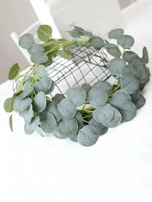 1 Nhân Tạo Thời Trang Lá Cây Nho, Xanh Mô Phỏng Vật Có Cây Nho Xanh Cho Tiệc Cưới - màu xanh lá - Xem 11