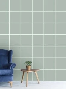 10pcs PVC Peel And Stick Backsplash Tile, Green Wall Tile Sticker For Bathroom, Renovation Stickers Peel Wall Panels, Wall Paper, Wallpapers, Spring Decoration Items Refresh Your Home, Festival Decoration Stickers Gifts Birthday Graduation - Mint Green - View 3