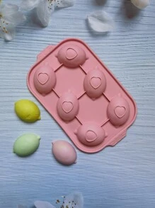 1pc Silicone Candy Mold, Funny Lemon Design Cake Mold For Kitchen Baking - Coral Pink - View 1