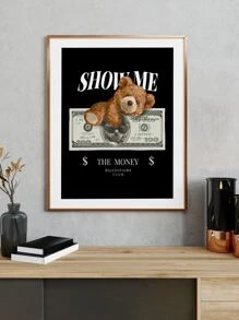 1 Sợi Hóa Học Treo Tranh Hoạt Hình Hoa Văn Hình Gấu Treo Tường Tranh Nghệ Thuật Cho Trang Trí Tường Nhà - Nhiều màu - Xem 1