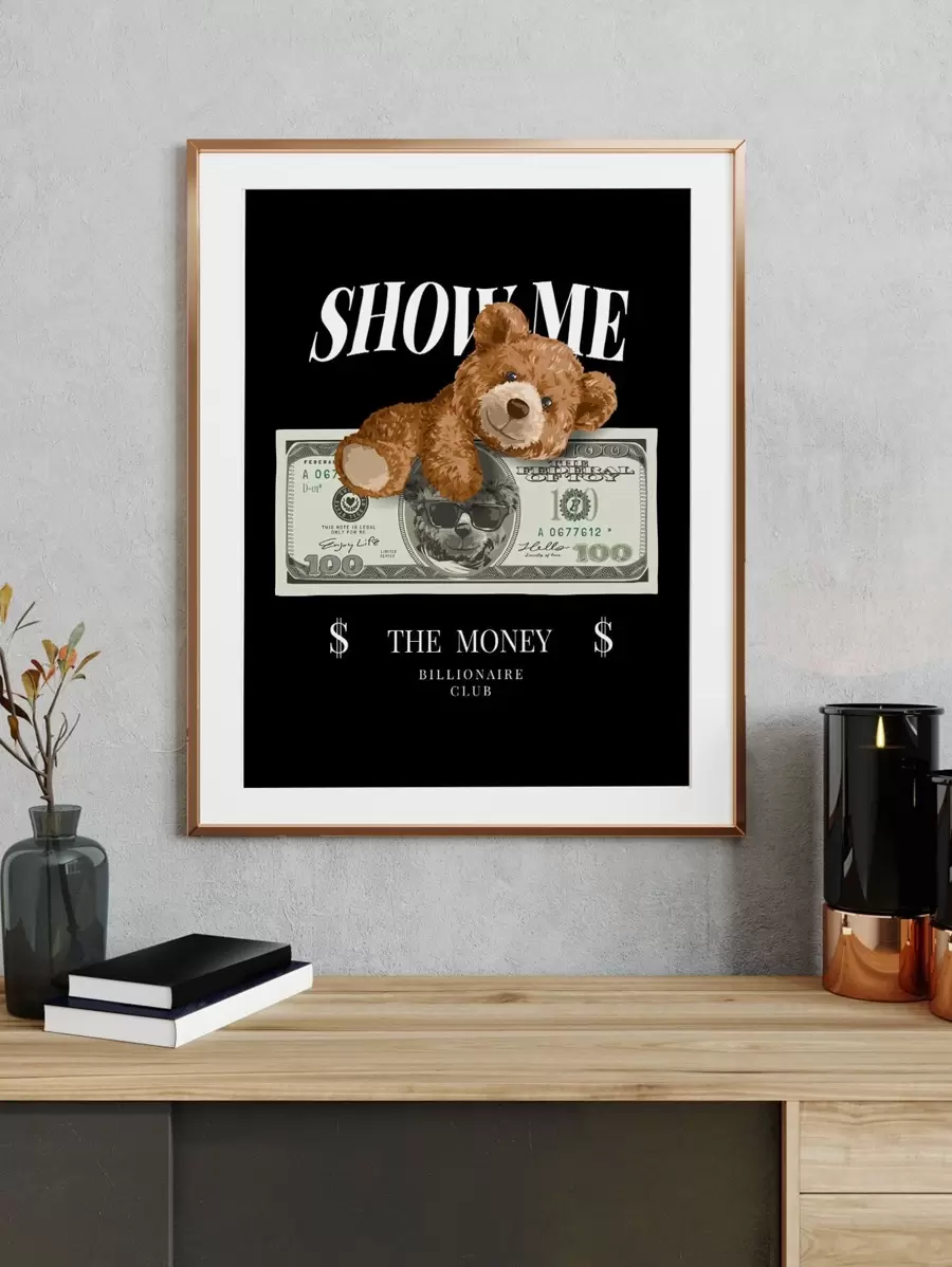 1 Sợi Hóa Học Treo Tranh Hoạt Hình Hoa Văn Hình Gấu Treo Tường Tranh Nghệ Thuật Cho Trang Trí Tường Nhà - Nhiều màu - Xem 1