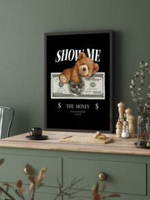 1 Sợi Hóa Học Treo Tranh Hoạt Hình Hoa Văn Hình Gấu Treo Tường Tranh Nghệ Thuật Cho Trang Trí Tường Nhà - Nhiều màu - Xem 2