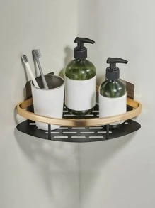 1 pieza Estante de almacenamiento de baño sin perforación - Multicolor - Ver 4