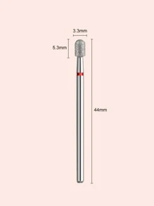 指甲鑽頭，用於指甲鑽E銼刀1入組金屬指甲鑽頭，用於丙烯酸凝膠指甲鑽頭美甲修腳去除工具，用於丙烯酸指甲凝膠快速去除沙龍家庭指甲護理用品