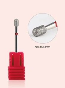 指甲鑽頭，用於指甲鑽E銼刀1入組金屬指甲鑽頭，用於丙烯酸凝膠指甲鑽頭美甲修腳去除工具，用於丙烯酸指甲凝膠快速去除沙龍家庭指甲護理用品