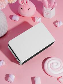 2pcs Protective Case & Dock Cover,Holds 5 Game Cards, Protects The Base From Scratches And Dust,Compatible With Nintendo Switch OLED/Switch NS/New Switch2 (2025) - White - View 5