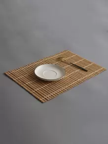 1 Thảm Tre Nơi Chiếu, Nơi Chống Thấm Nước Hiện Đại Cho Bàn Ăn - màu nâu - Xem 1