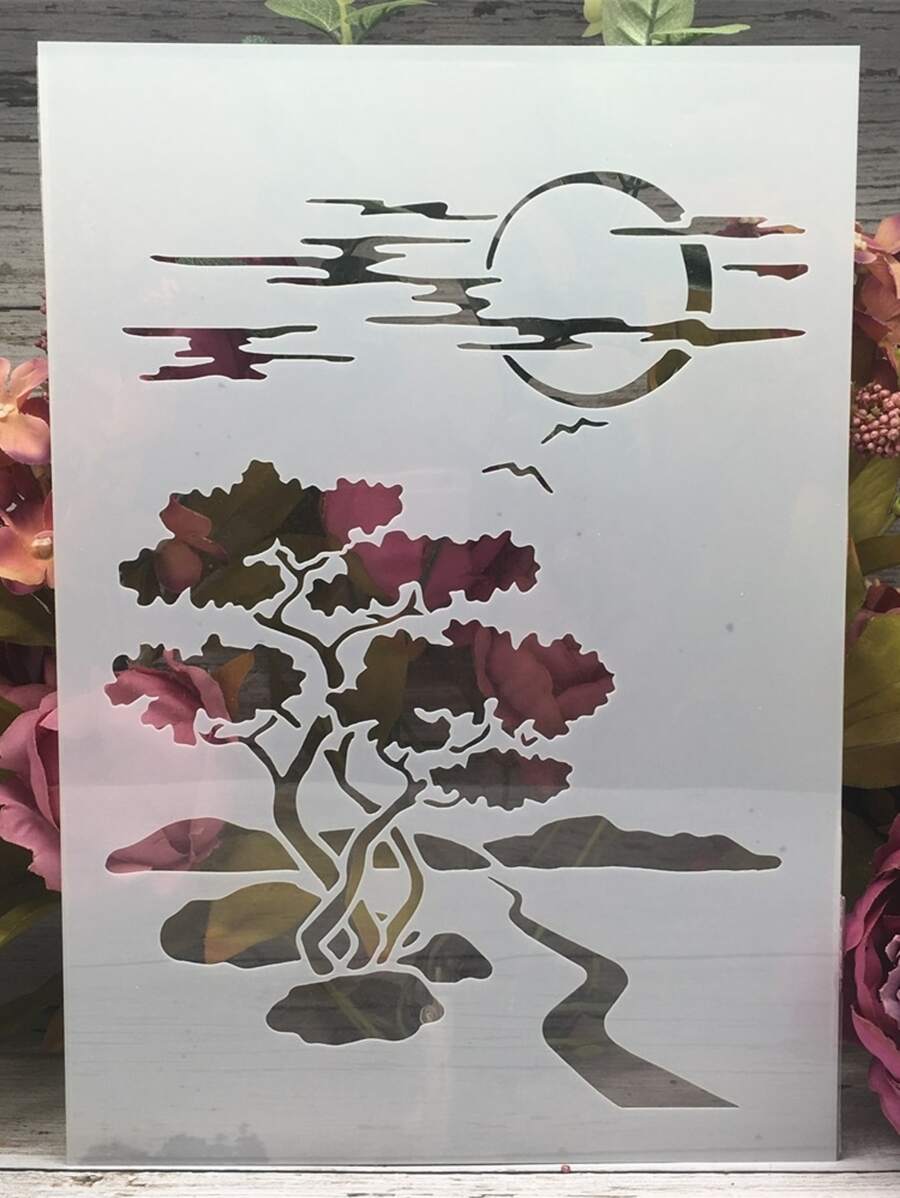 1pc Landscape Design Drawing Template Back To School