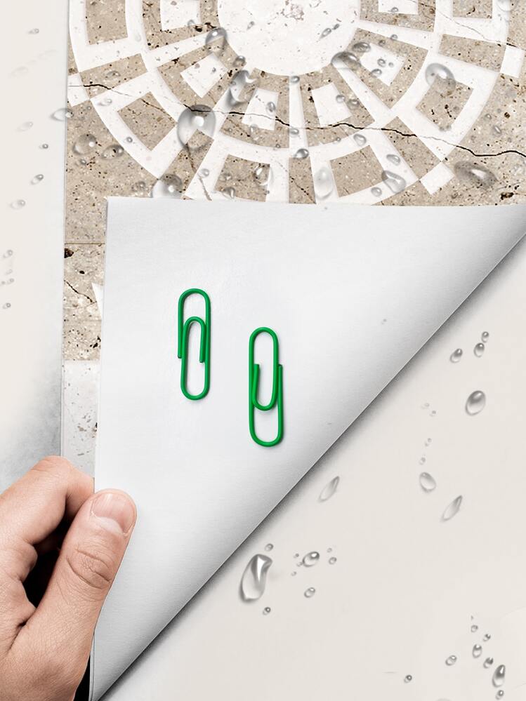 SUPSTICKER 1ロール エレガントスタイル 印刷階段ステッカー 自己接着式 防水 ホームデコレーション ウォールステッカー 106.3cm x 18cm、ステッカー、ウォールデカール、ビニールデカール ホームデコレーション、春のデコレーションアイテムでお部屋を一新、お祝いデコレーションステッカー ギフト 誕生日 卒業 フロアタイル フローリング 自己接着式フロアタイル リビング キッチンデコレーション - マルチカラー - 見る 2