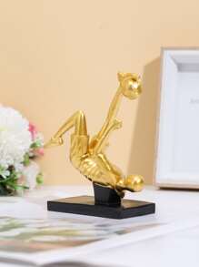 1 cái Polyresin trang trí thủ công, đối tượng trang trí thiết kế bóng đá sáng tạo cho gia đình - Nhiều màu - Xem 4