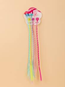 6 bím tóc tổng hợp ngắn - Nhiều màu - Xem 1