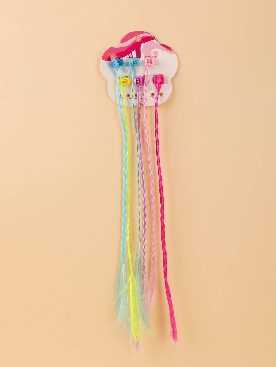 6 bím tóc tổng hợp ngắn - Nhiều màu - Xem 1