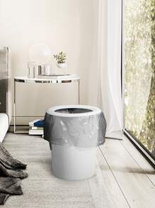 5rolls/set PE Trash Bag, Solid Color Garbage Bag For Household - Gold - View 7