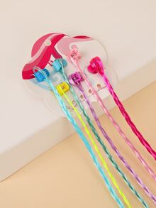 6 bím tóc tổng hợp ngắn - Nhiều màu - Xem 5