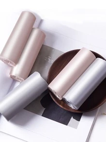 Bolsa de basura portátil de 1 paquete, bolsa de basura desechable de PE de Color liso Simple para el hogar - Caqui - Ver 3