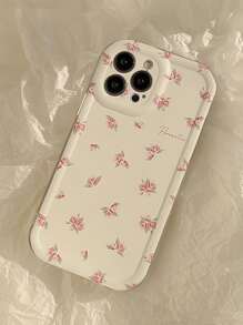 GUCADI 透明法国碎花图案手机壳 适用于苹果 - 彩色 - 查看 3