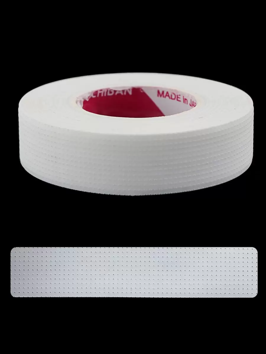 1 cuộn băng dính nối mi PE màu trắng, thoáng khí, dùng cho dụng cụ nối mi. - trắng - Xem 1