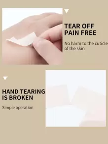 1 cuộn băng dính nối mi PE màu trắng, thoáng khí, dùng cho dụng cụ nối mi. - trắng - Xem 3
