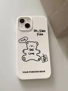 卡通小熊手機殼 - 彩色 - 查看 1