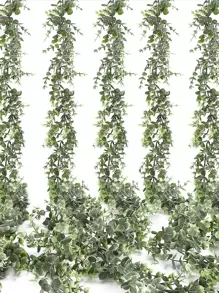 1入組塑料人造藤蔓婚禮派對用仿真植物綠藤 - 綠色 - 查看 1