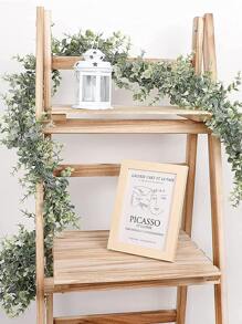 1入組塑料人造藤蔓婚禮派對用仿真植物綠藤 - 綠色 - 查看 2