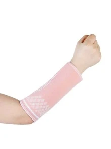 Sun Protective Anti UV 1pc Breathable Sports Arm Sleeve - Pink - View 1