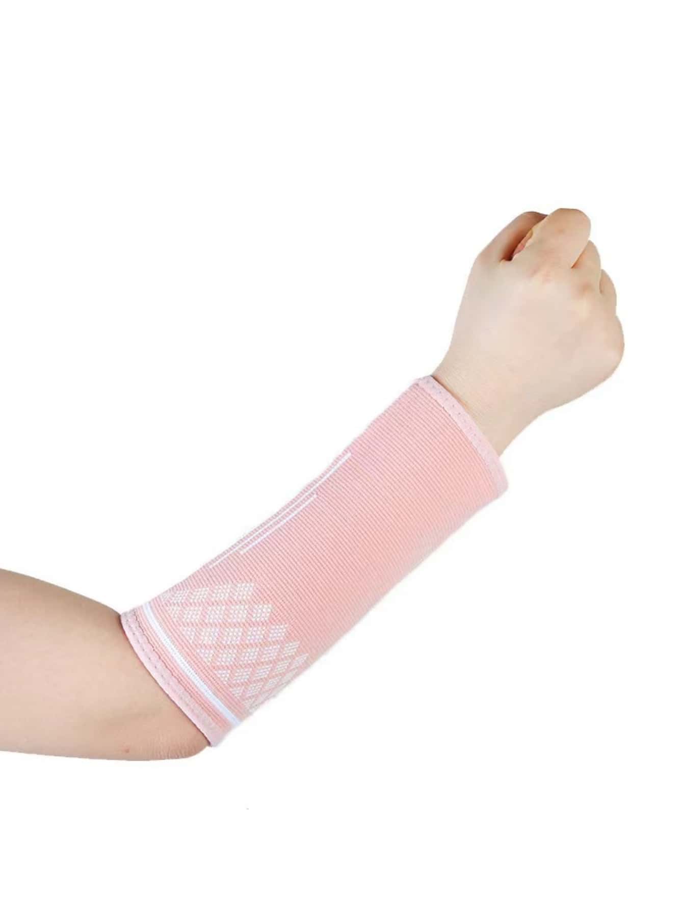 Sun Protective Anti UV 1pc Breathable Sports Arm Sleeve - Pink - View 1