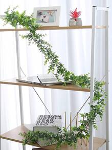 1入組塑料人造藤蔓婚禮派對用仿真植物綠藤 - 綠色 - 查看 4