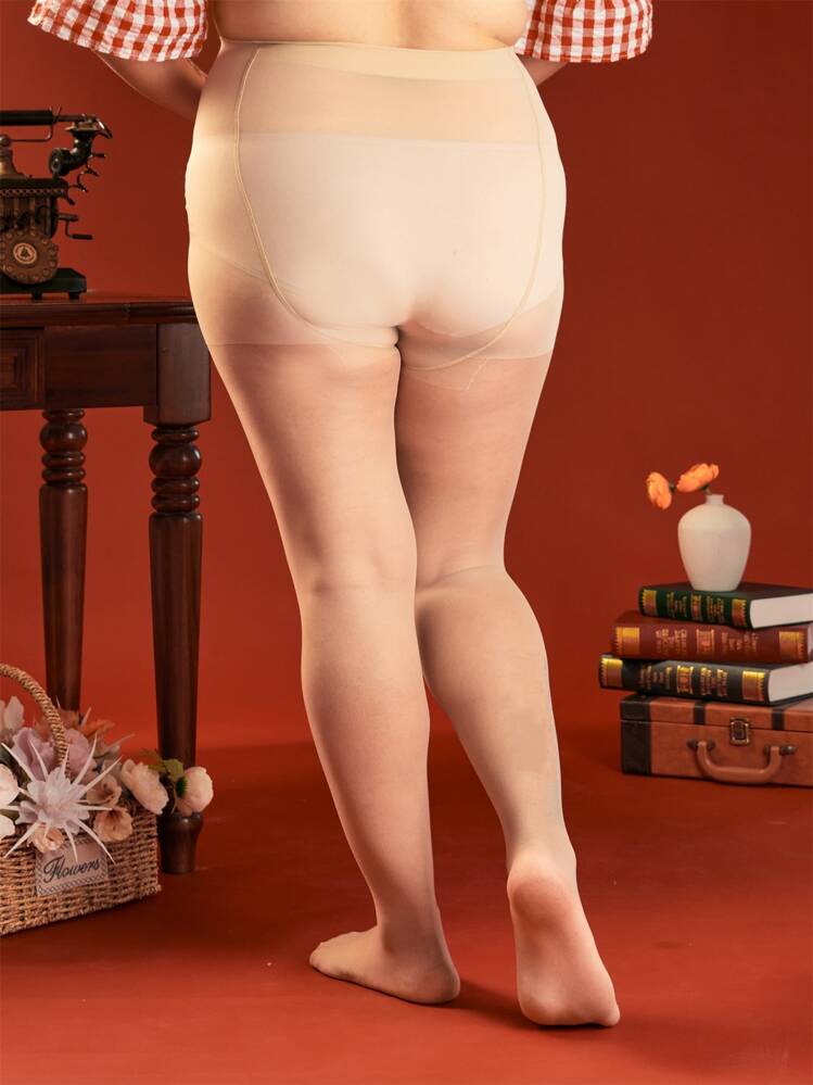 جوارب موحدة اللون مقاس كبير