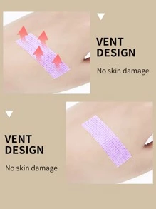 Glamlash 1 Roll Purple PE Breathable Eyelash Extension Tape, For Eyelash Extension Tools - Purple - View 4