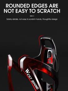 WEST BIKING 1入組自行車水瓶籠子 - 紅色 - 查看 4