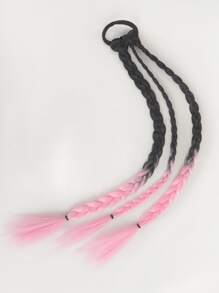 中等合成髮辮 - 彩色 - 查看 6