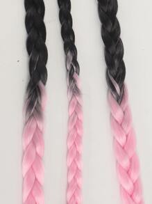 中等合成髮辮 - 彩色 - 查看 7