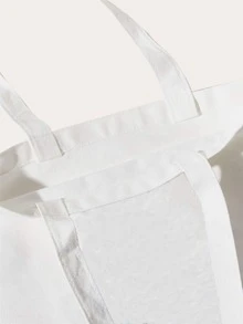 Mizucat Figure Graphic Shopper Bag - White - View 3