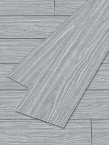 1 pieza Adhesivo de piso de PVC resistente al agua y antideslizante, con patrón de madera moderna, baldosa autoadhesiva para el hogar, adhesivos, vinilos decorativos para paredes, artículos de decoración de primavera para refrescar tu hogar, adhesivos de decoración Rama - Gris Claro - Ver 2