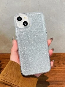 透明手機殼帶閃光紙 - 彩色 - 查看 1