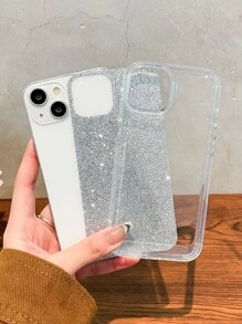 透明手機殼帶閃光紙 - 彩色 - 查看 2