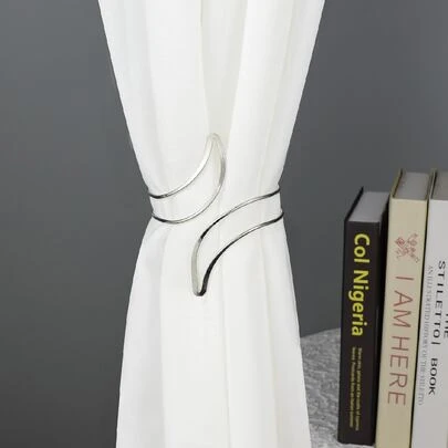 1PC Kẽm Hợp Kim Màn Giữ Lại, Hiện Đại Hình Mặt Trăng Khóa Màn Cho Gia Đình