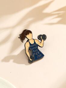 人物設計胸針 - 彩色 - 查看 3