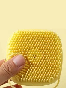 1入組矽膠寵物洗澡刷