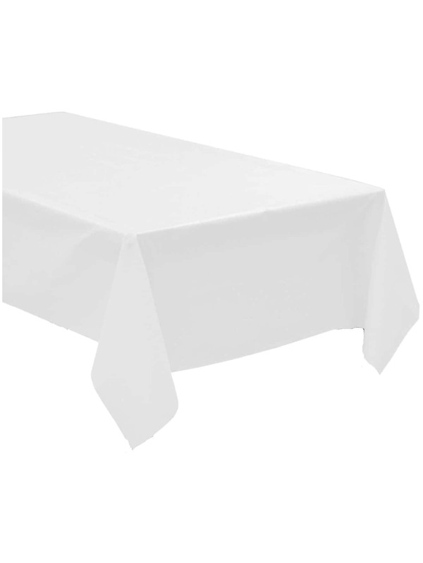 1pc White Disposable Table Cover, Simple PE Disposable Tablecloth For Dinner Table SHEIN USA