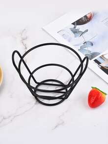 1入組不銹鋼托盤家用極簡黑色薯條托盤