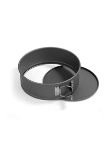 1入組圓形蛋糕模具用於烘焙極簡主義碳鋼蛋糕圈