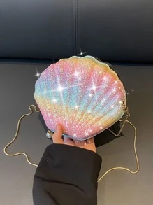 Túi xách nữ buổi tối ghép mộng kim sa Đồ họa Hấp dẫn - Nhiều màu - Xem 1