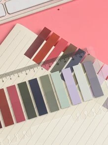 1 Stück gemischtfarbige Index-Haftnotizen, Schulmaterial