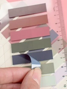 1 Stück gemischtfarbige Index-Haftnotizen, Schulmaterial